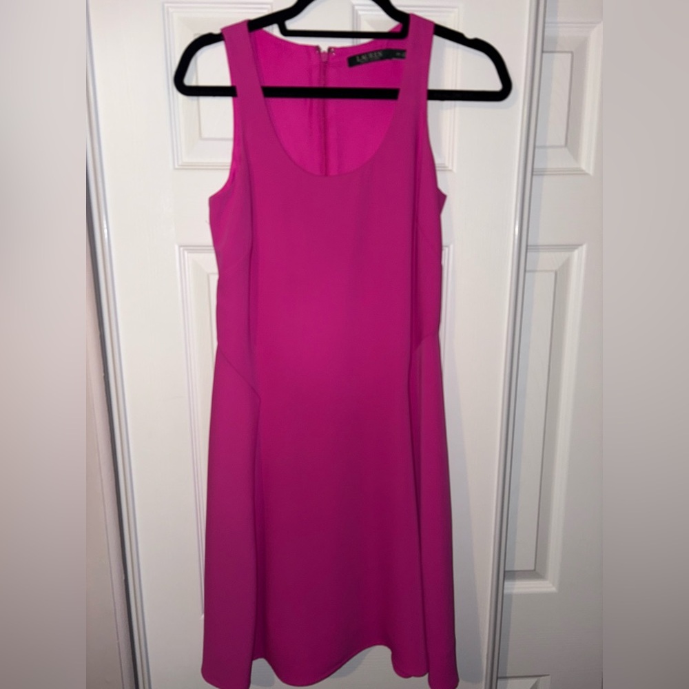 Lauren Ralph Lauren Pink Scoop Neck Sundress